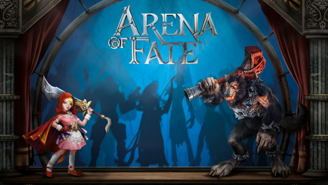 Обои картинки фото arena of fate, видео игры, девочка, тени, оборотень