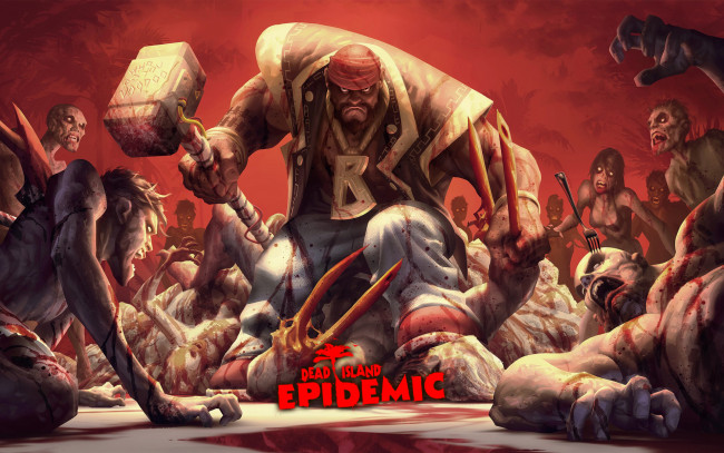 Обои картинки фото dead island epidemic, видео игры, dead island,  epidemic, молот