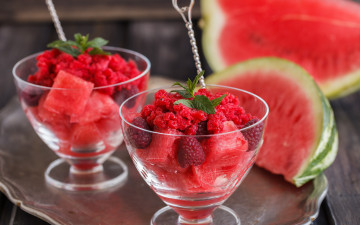 Картинка еда мороженое +десерты water melon арбуз ломтики ягода десерт