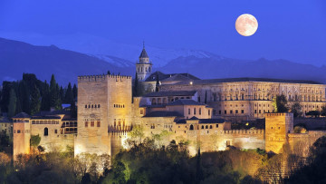Картинка alhambra города гранада+ испания