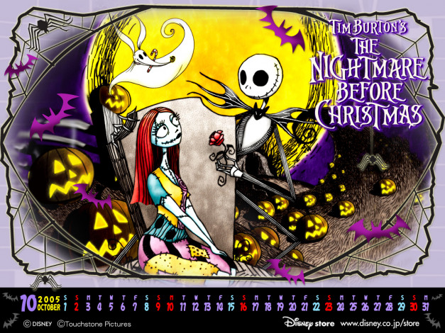 Обои картинки фото мультфильмы, the, nightmare, before, christmas