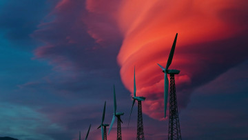 Картинка разное мельницы ветряки