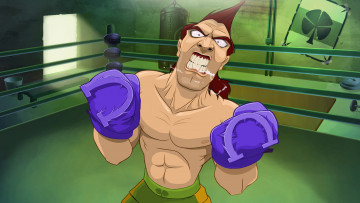 Картинка punch-out видео+игры фон мужчина