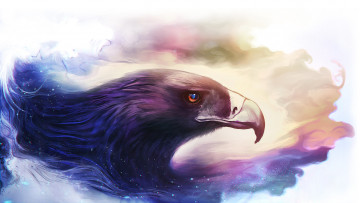 Картинка рисованное животные +птицы +орлы рисунок орел птица