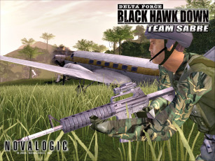 Картинка team sabre видео игры black hawk down