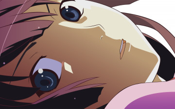 Картинка аниме bakemonogatari senjougahara+hitagi девушка лицо глаза взгляд