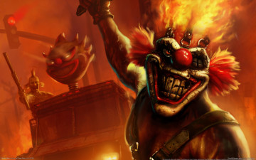 Картинка twisted metal видео игры клоун