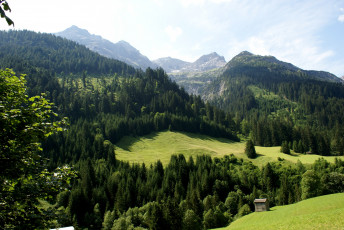 Картинка австрия тироль хинтерхорнбах природа пейзажи горы