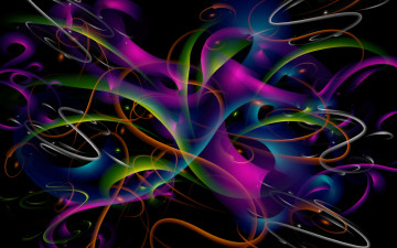 Картинка 3d-trt+abstraction+01 3д+графика абстракция+ abstract цветные зигзаги графика абстракция 3d