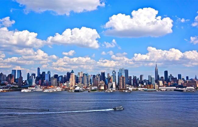 Обои картинки фото города, нью-йорк , сша, панорама