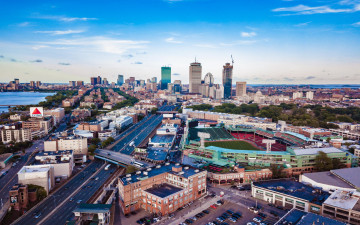 Картинка города бостон+ сша панорама