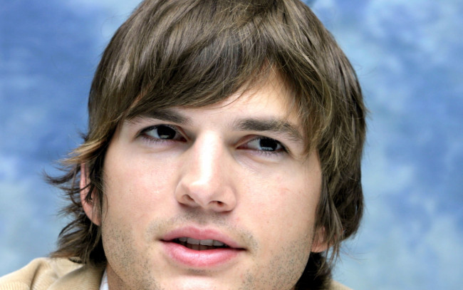 Обои картинки фото мужчины, ashton kutcher, актер, лицо