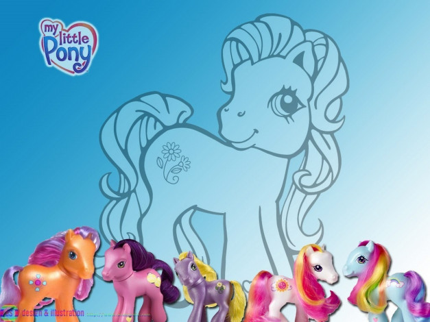 Обои картинки фото мультфильмы, my, little, pony