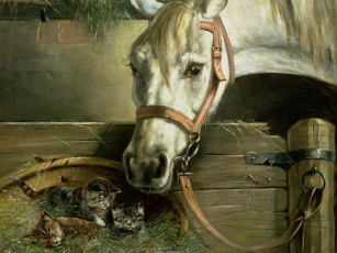 Картинка рисованные moritz muller в конюшне
