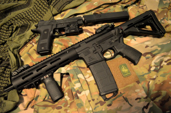 Картинка оружие пистолет глушитель карабин lwrc m6