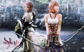 Картинка видео+игры final+fantasy+xiii-2 оружие девушки final fantasy xiii-2 3д