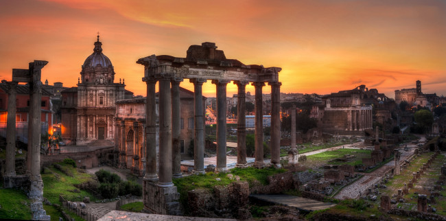 Обои картинки фото forum romanum, города, рим,  ватикан , италия, форум, античность