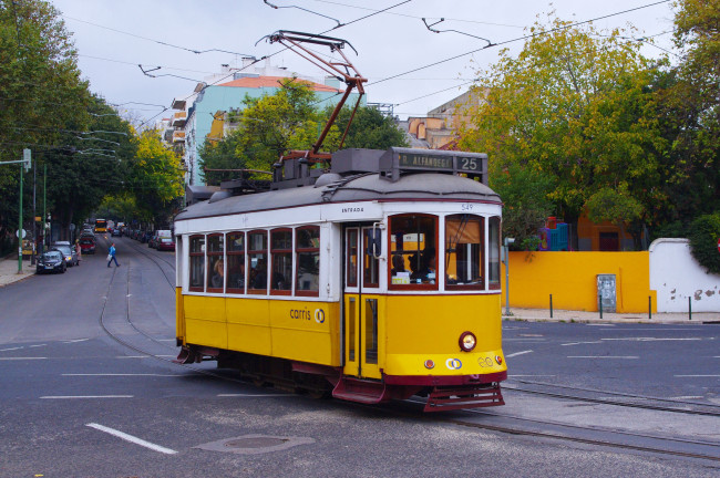 Обои картинки фото техника, трамваи, рельсы, трамвай, транспорт