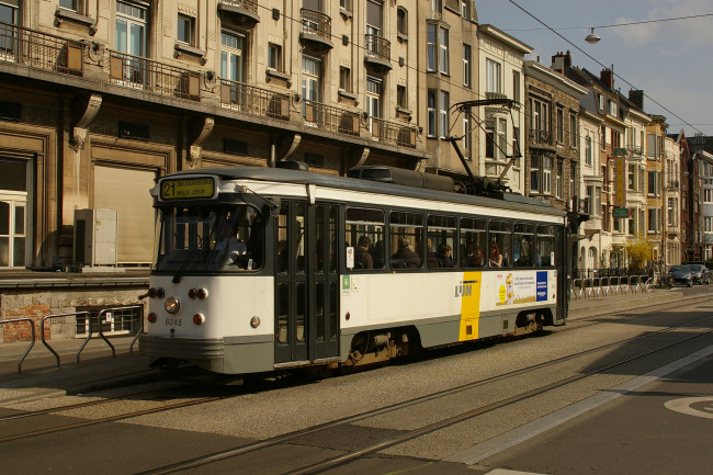 Обои картинки фото техника, трамваи, транспорт, рельсы, трамвай