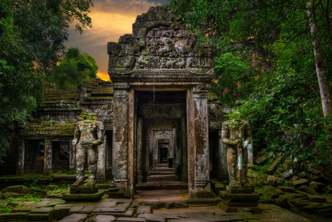 Обои картинки фото preah khan, города, - исторические,  архитектурные памятники, святилище