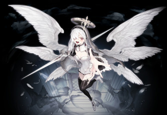 Картинка аниме ангелы +демоны ozyako