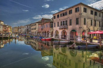 Картинка chioggia города венеция+ италия простор