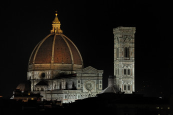 Картинка duomo+-+firenze города флоренция+ италия ночь