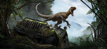 Картинка фэнтези существа динозавр