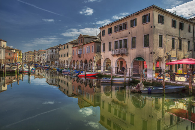 Обои картинки фото chioggia, города, венеция , италия, простор