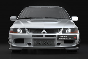 Картинка lancer+evolution+ix автомобили 3д silver lancer evolution tuning 3d