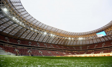 Картинка спорт стадионы главный стадион страны футбол лужники luzhniki stadium трибуна россия трибуны газон