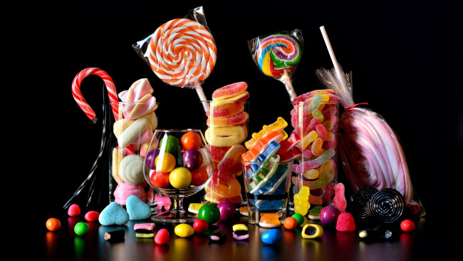 Обои картинки фото еда, конфеты,  шоколад,  сладости, драже, мармелад, леденцы
