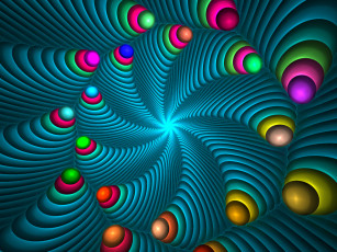 Картинка 3д графика fractal фракталы темный узор фон абстракция