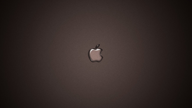 Обои картинки фото компьютеры, apple, логотип, яблоко, тёмный