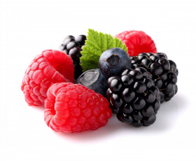 обоя еда, фрукты, ягоды, клубника, ежевика, черника