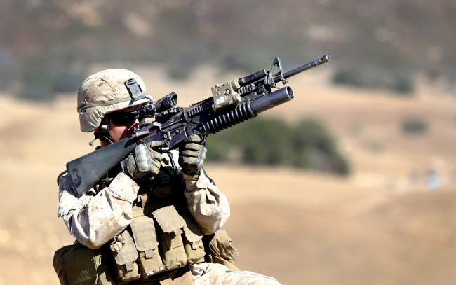 Обои картинки фото оружие, армия, спецназ, training, medium, machine, gun, united, states, marine, corps