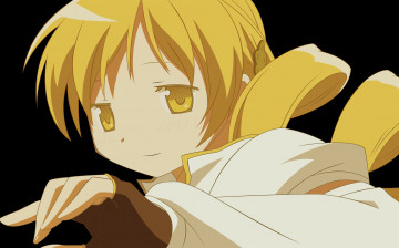 Картинка аниме mahou+shoujo+madoka+magika tomoe mami фон взгляд арт mahou shoujo madoka magica