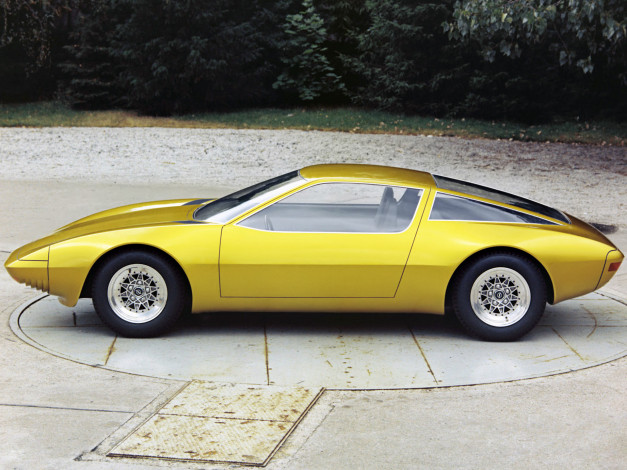 Обои картинки фото opel gt-w geneve concept 1975, автомобили, opel, 1975, concept, geneve, gt-w