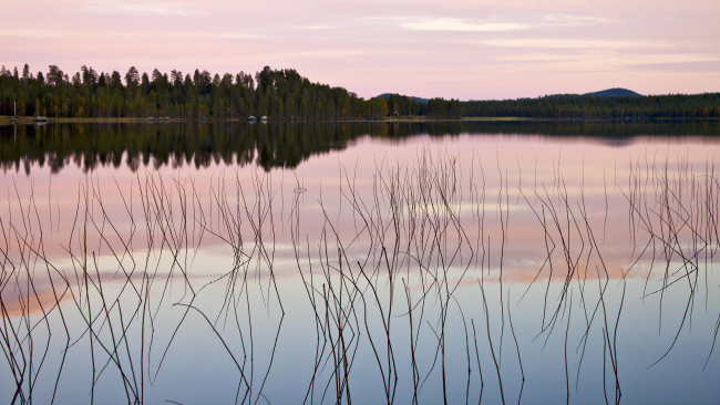 Обои картинки фото природа, реки, озера, вечер, река, покой