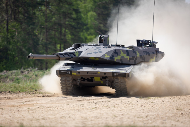 Обои картинки фото техника, военная техника, новый, танк, kf51, panther, германия