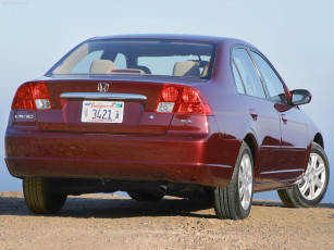 обоя honda, civic, sedan, 2003, автомобили