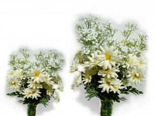 Картинка цветы букеты композиции белоснежные белые