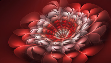 Картинка 3д графика flowers цветы абстракция