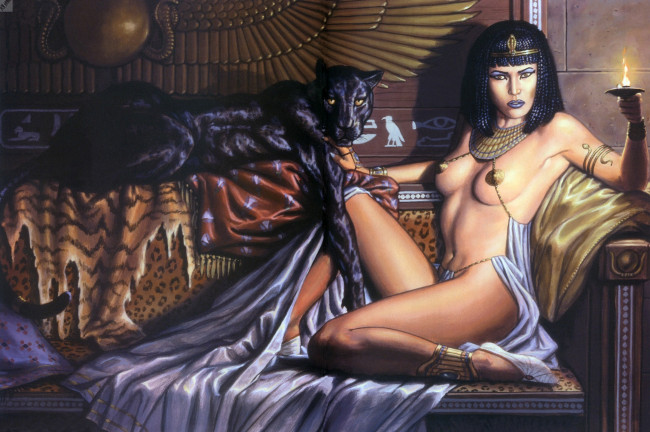 Обои картинки фото dorian, cleavenger, cleopatra, фэнтези, девушки