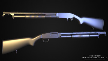 Картинка оружие 3d фон винтовки
