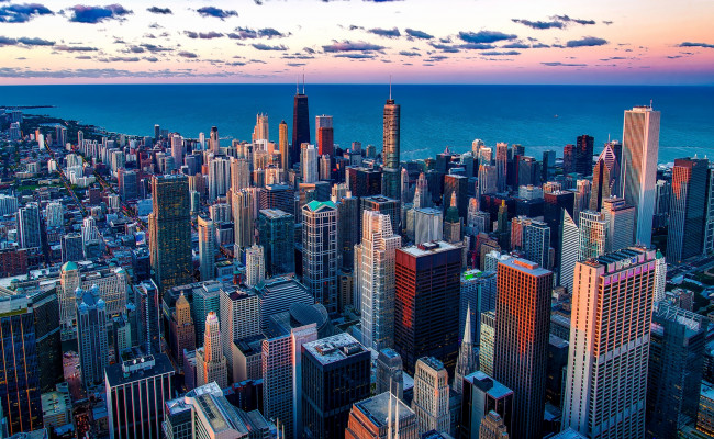 Обои картинки фото города, Чикаго , сша, город, дома