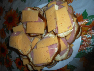 Картинка еда бутерброды +гамбургеры +канапе колбаса хлеб сыр