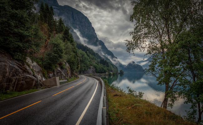 Обои картинки фото природа, дороги, норвегия