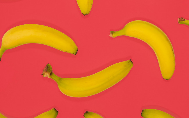 Обои картинки фото еда, бананы, желтые, фон