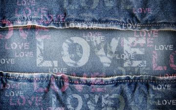обоя разное, текстуры, джинса, ткань, надписи